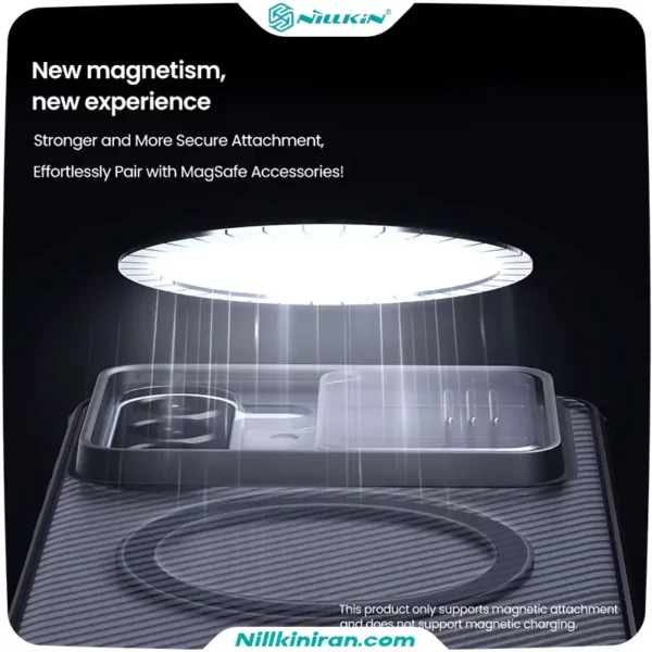قاب نیلکین سامسونگ Galaxy A57 مدل (Camshield Pro Magnetic (Clear version