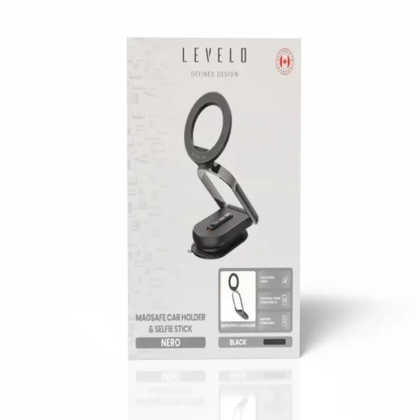 هولدر مگ‌ سیف دار خودرو Levelo مدل NERO با چرخش 360 درجه
