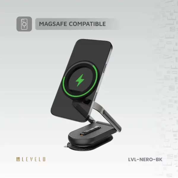 هولدر مگ‌ سیف دار خودرو Levelo مدل NERO با چرخش 360 درجه