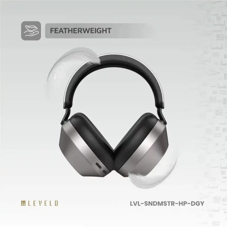 هدفون بی‌ سیم هیبریدی برند Levelo  مدل SoundMaster با حذف نویز فعال