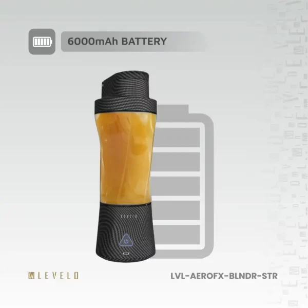 مخلوط‌ کن قابل‌ حمل هوشمند برند LEVELO سری طراحی Defines Design باتری 6000mAh