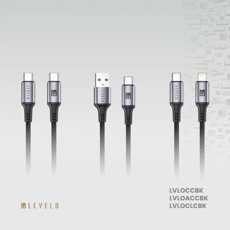کابل Type‑C به Type‑C برند Levelo مدل Otto با طول کابل 1.2 متر