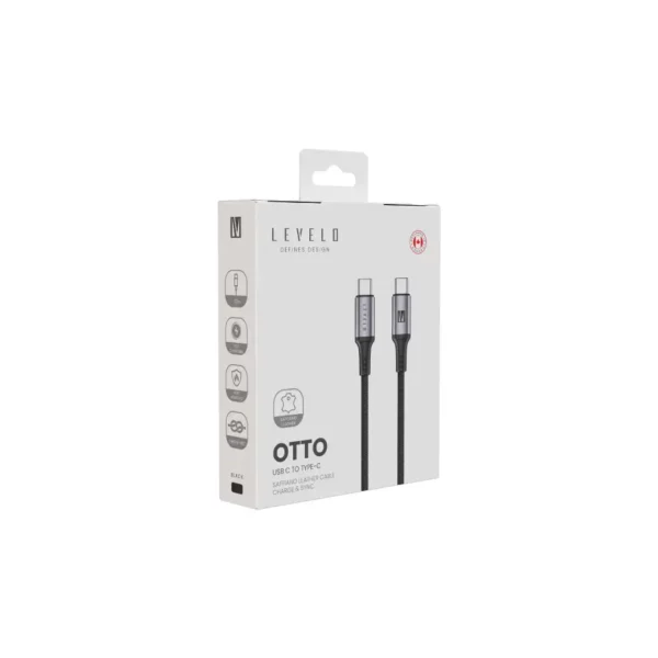 کابل Type‑C به Type‑C برند Levelo مدل Otto با طول کابل 1.2 متر