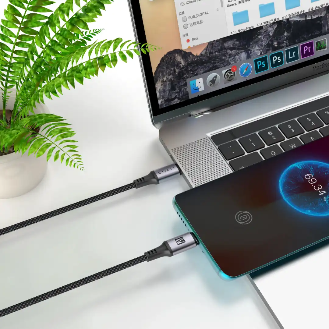 کابل Type‑C به Type‑C برند Levelo مدل Otto با طول کابل 1.2 متر