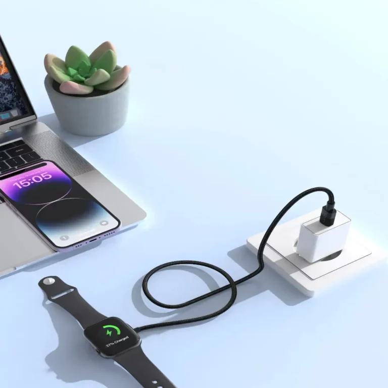شارژر بی‌ سیم Type‑C اپل واچ Levelo مدل Otto با طول 1 متر