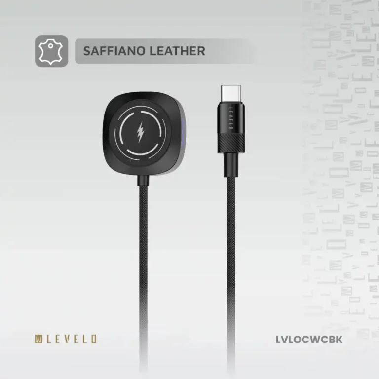 شارژر بی‌ سیم Type‑C اپل واچ Levelo مدل Otto با طول 1 متر