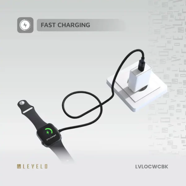 شارژر بی‌ سیم Type‑C اپل واچ Levelo مدل Otto با طول 1 متر