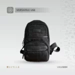 کیف دوشی شهری برند Levelo  مدل Urban Sling Bag (LVL‑USB‑BK) با وزن 400 گرم