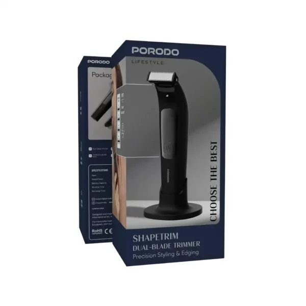 ماشین اصلاح بدن و صورت پرودو مدل ShapeTrim (PDLFST8307BK) با ظرفیت باتری 600 میلی‌ آمپر ساعت