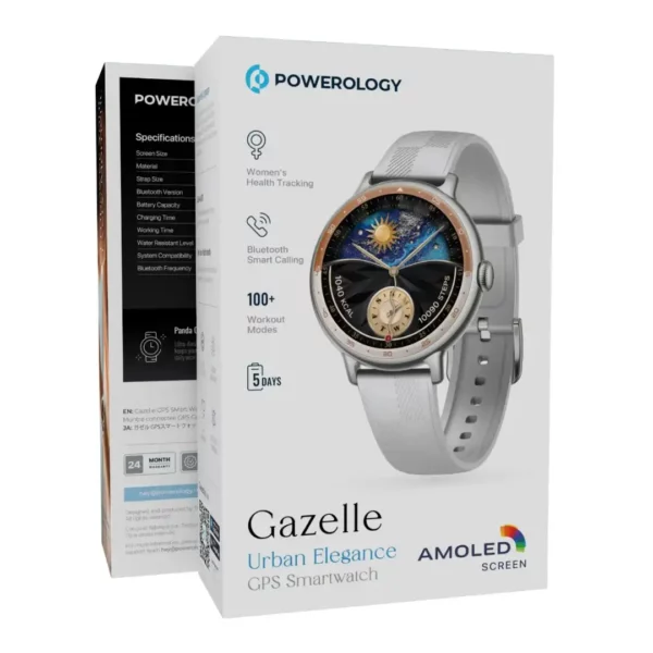 ساعت هوشمند بلوتوثی پاورولوژی مدل Gazelle Urban Elegance GPS