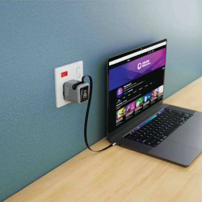 شارژر دیواری دو پورت پاورولوژی مدل Halo GaN 70W