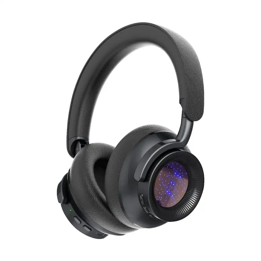 هدفون بی سیم (Over‑Ear) برند Powerology با نویزکنسلینگ فعال