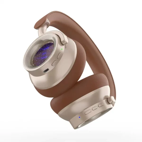هدفون بی‌ سیم (Over‑Ear) برند Powerology با نویزکنسلینگ فعال