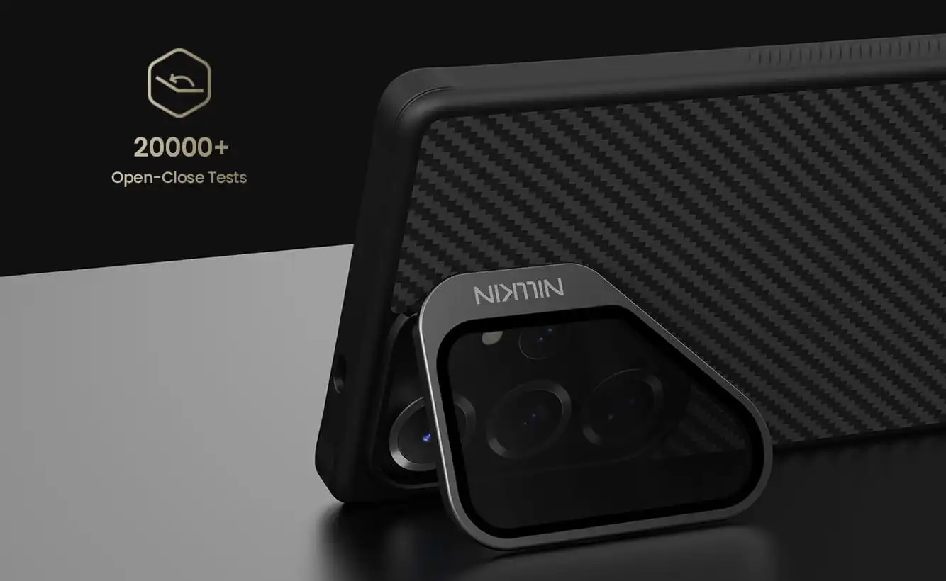 قاب نیلکین سامسونگ S25 Ultra مدل CarboProp Magnetic Transparent Lens Guard Edition
