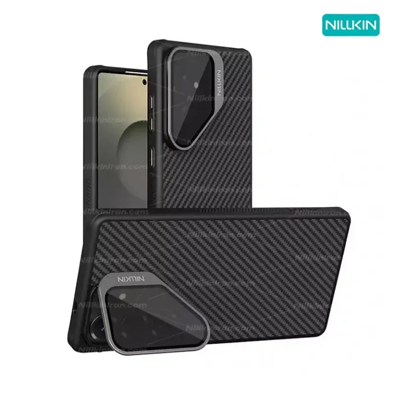 قاب نیلکین سامسونگ S25 Ultra مدل CarboProp Magnetic Transparent Lens Guard Edition