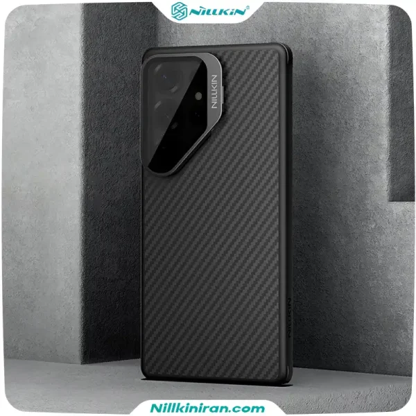 قاب نیلکین سامسونگ S25 Ultra مدل CarboProp Magnetic Transparent Lens Guard Edition