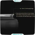 قاب نیلکین سامسونگ S25 Ultra مدل CarboProp Magnetic Transparent Lens Guard Edition