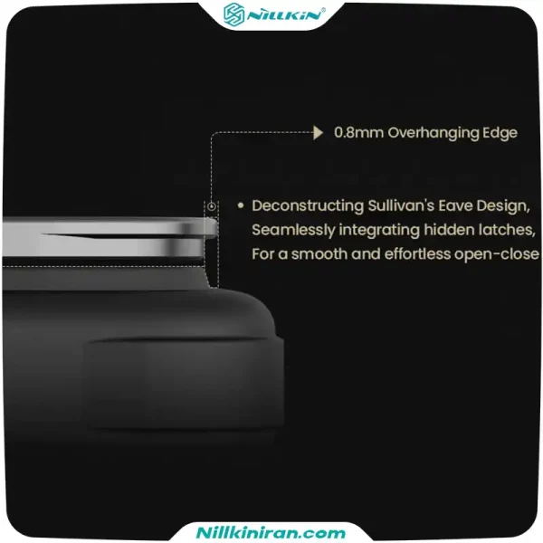 قاب نیلکین سامسونگ S25 Ultra مدل CarboProp Magnetic Transparent Lens Guard Edition