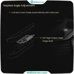 قاب نیلکین سامسونگ S25 Ultra مدل CarboProp Magnetic Transparent Lens Guard Edition