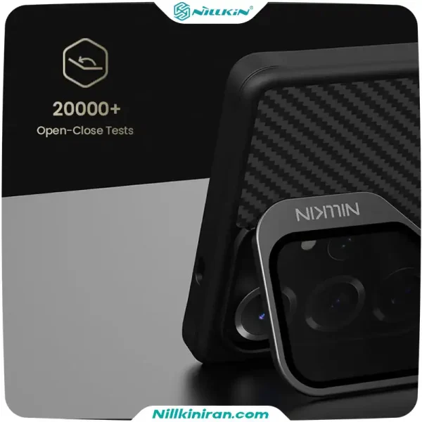 قاب نیلکین سامسونگ S25 Ultra مدل CarboProp Magnetic Transparent Lens Guard Edition