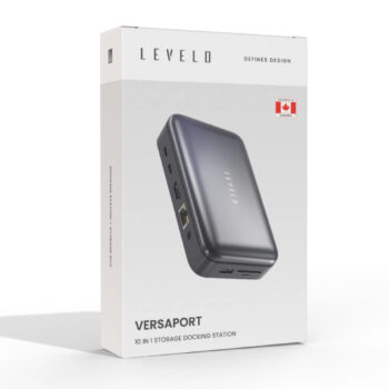 هاب و داک استیشن ذخیره‌سازی 10 در 1 برند لولو مدل Levelo VersaPort