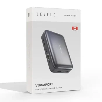 هاب و داک استیشن ذخیره‌سازی 10 در 1 برند لولو مدل Levelo VersaPort