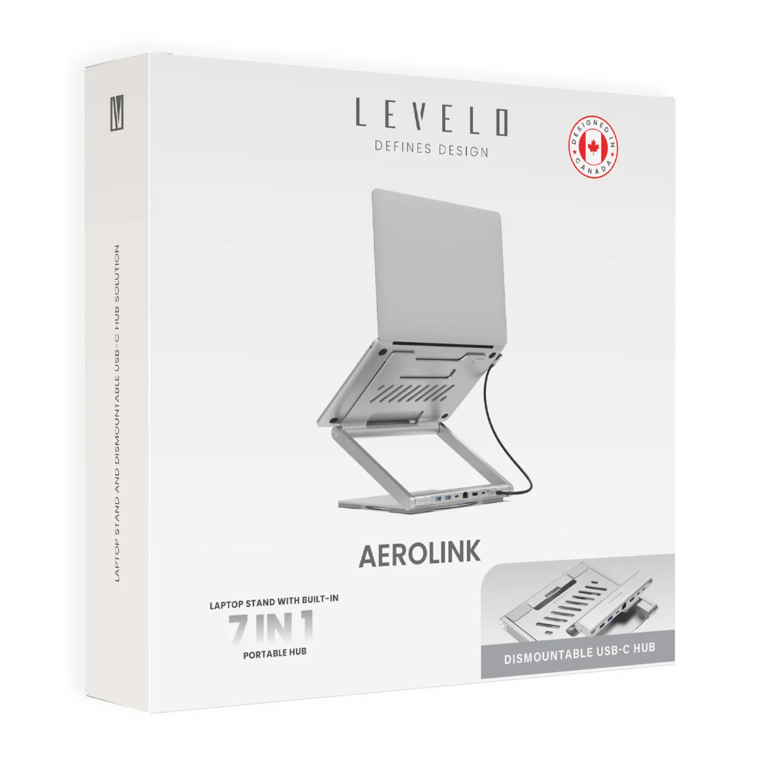 استند و پایه تاشو مغناطیسی لپ‌تاپ برند لولو مدل Aero Link