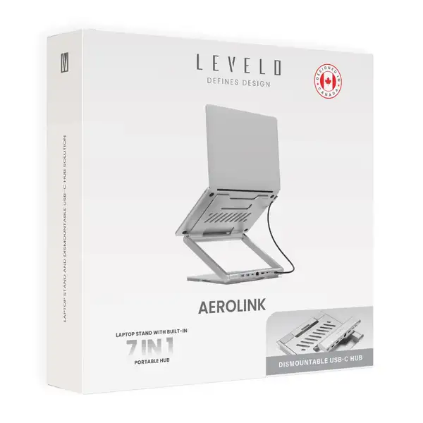 استند و پایه تاشو مغناطیسی لپ‌تاپ برند لولو مدل Aero Link