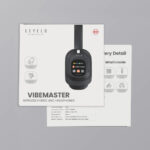 هدفون بی‌سیم هیبریدی برند لولو مدل Levelo VibeMaster  با حذف نویز و نمایشگر LCD