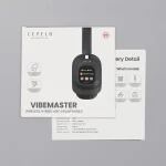 هدفون بی‌سیم هیبریدی برند لولو مدل Levelo VibeMaster  با حذف نویز و نمایشگر LCD