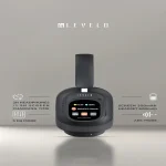 هدفون بی‌سیم هیبریدی برند لولو مدل Levelo VibeMaster  با حذف نویز و نمایشگر LCD