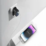 شارژر دیواری 20 وات برند لولو مدل (Levelo Vero GaN) با درگاه USB-C و آداپتور UK