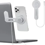 هولدر و پایه نگهدارنده رومیزی مگ‌سیف و شارژر بی‌سیم برند لولو (Levelo) مدل Energia MagSafe Surface Phone Holder With Wireless Charger