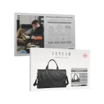 ساک مسافرتی چرمی برند لولو (Levelo) مدل Allinstyle Saffiano Leather Travel Duffle Bag
