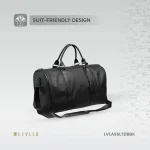 ساک مسافرتی چرمی برند لولو (Levelo) مدل Allinstyle Saffiano Leather Travel Duffle Bag