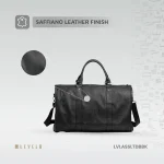 ساک مسافرتی چرمی برند لولو (Levelo) مدل Allinstyle Saffiano Leather Travel Duffle Bag