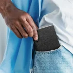 کیف پول مردانه چرم طبیعی برند Levelo مدل Billfold Men's Genuine Leather Wallet
