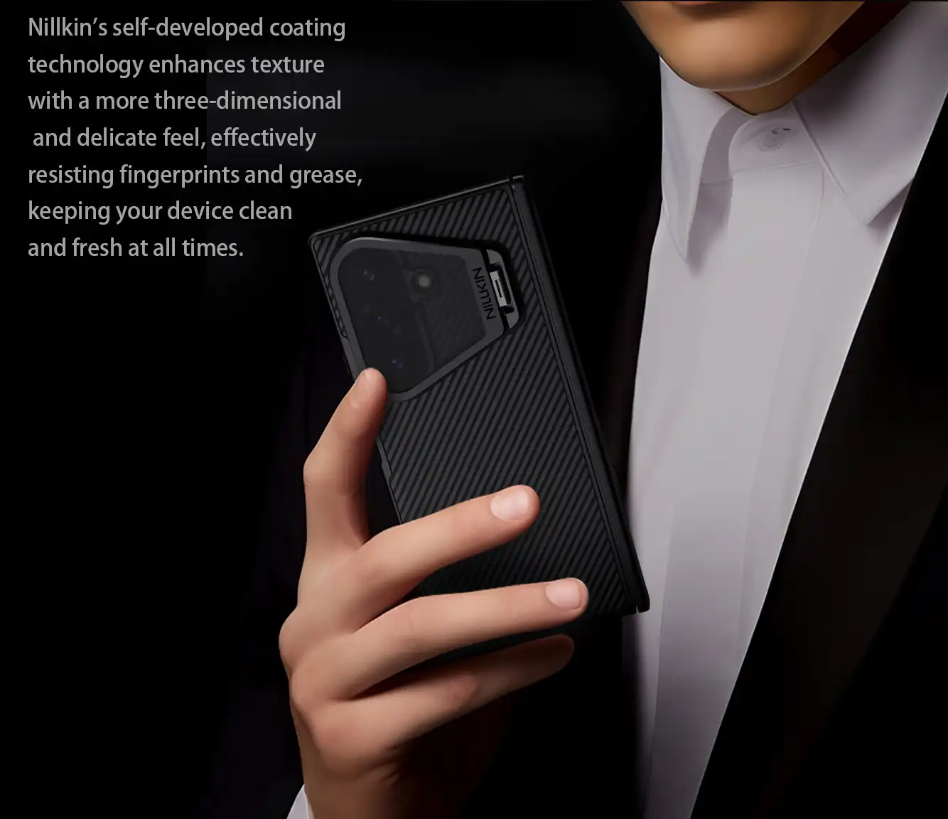 قاب محافظ گوشی برند نیلکین CamShield Prop Magnetic برای Samsung Galaxy Z Fold 8 Ultra