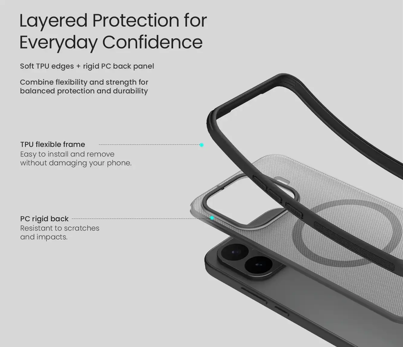 خرید قاب مگنتی Xiaomi 17T مدل Super Frosted Shield Pro