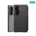 قاب نیلکین Super Frosted Shield Fold Magnetic Pen Holder با نگهدارنده قلم مناسب Galaxy Z Fold 8 Ultra