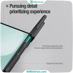 قاب نیلکین Super Frosted Shield Fold Magnetic Pen Holder با نگهدارنده قلم مناسب Galaxy Z Fold 8 Ultra