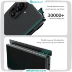 قاب نیلکین Super Frosted Shield Fold Magnetic Pen Holder با نگهدارنده قلم مناسب Galaxy Z Fold 8 Ultra