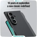 قاب نیلکین Super Frosted Shield Fold Magnetic Pen Holder با نگهدارنده قلم مناسب Galaxy Z Fold 8 Ultra
