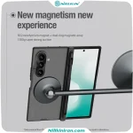 قاب نیلکین Super Frosted Shield Fold Magnetic Pen Holder با نگهدارنده قلم مناسب Galaxy Z Fold 8 Ultra