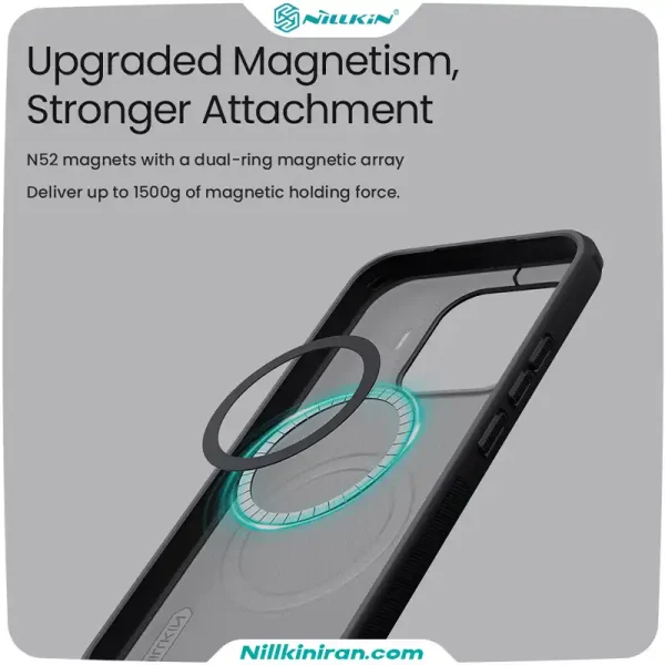 قاب نیلکین شیائومی Xiaomi 17T مدل Super Frosted Shield Pro Magnetic Case - تصویر 9