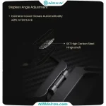 قاب نیلکین سامسونگ Samsung Z Fold 8 Ultra مدل CarboProp Magnetic Black Mirror