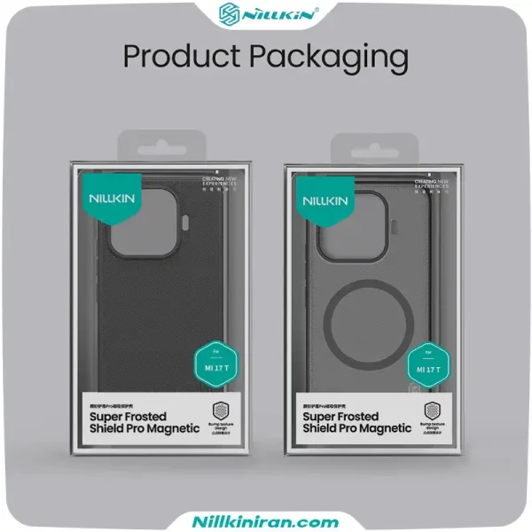 قاب نیلکین شیائومی Xiaomi 17T مدل Super Frosted Shield Pro Magnetic Case - تصویر 12
