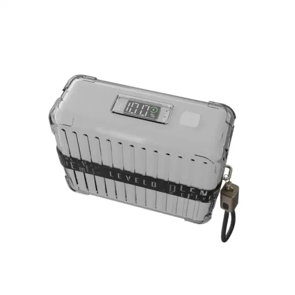پاوربانک و شارژر همراه قابل حمل 10000 میلی‌آمپر ساعتی Levelo Aerion 