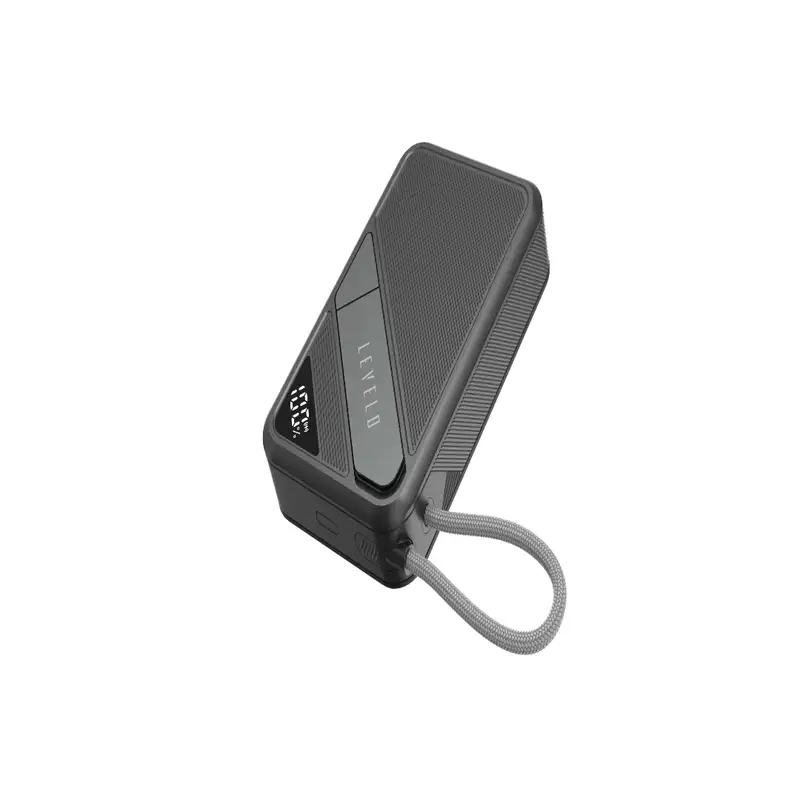 LVL-AIRLINK-PB10K-BK_1763298942193_result پاوربانک و شارژر همراه AirLink 10000mAh MagSafe از برند لولو با کابل Type-C داخلی و استند