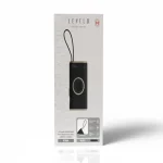 پاوربانک 10000 میلی آمپر ساعت لولو مدل Roma با کابل Type-C داخلی، شارژ سریع PD 30W و شارژر Apple Watch